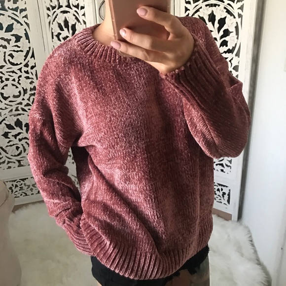 LAST 2️⃣ Chenille/Velvet Yarn Pullover Sweater - Picture 3 of 8